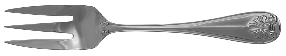 Oyster Bay (Stainless) Medium Solid Cold Meat Serving Fork by Towle Silver-1