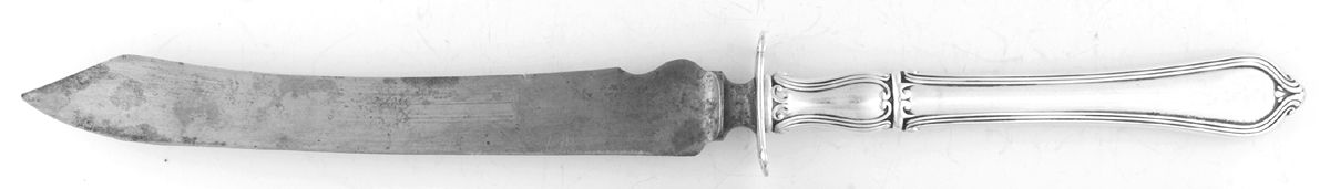 Paul Revere (Sterling, 1906) Stainless Blade Game Carving Knife by Towle Silver-1