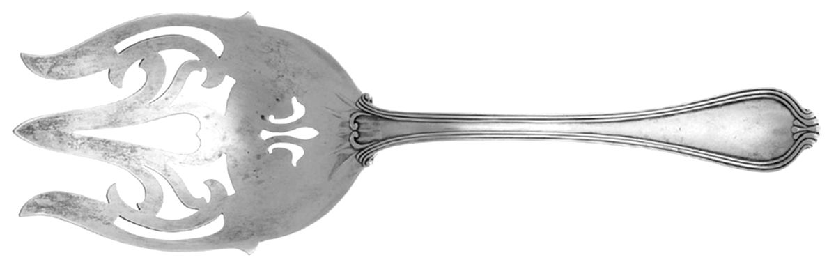 Paul Revere (Sterling, 1906) Vegetable Serving Fork (Solid) by Towle Silver-1