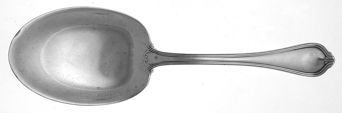 Paul Revere (Sterling, 1906) Solid Salad Serving Spoon by Towle Silver-1