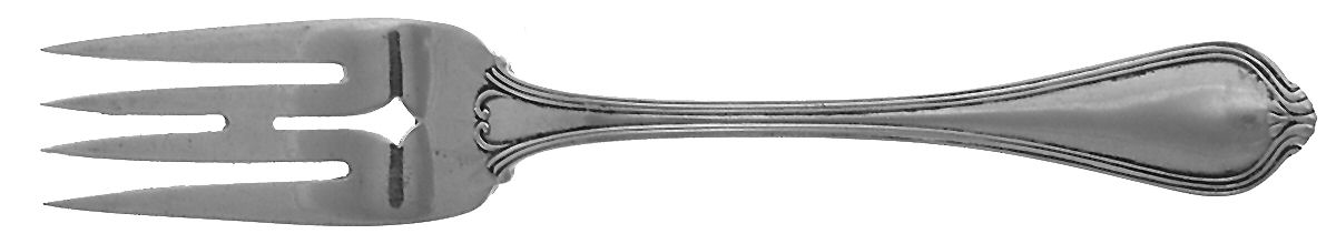 Paul Revere (Sterling, 1906) Large Individual Solid Fish Fork by Towle Silver-1