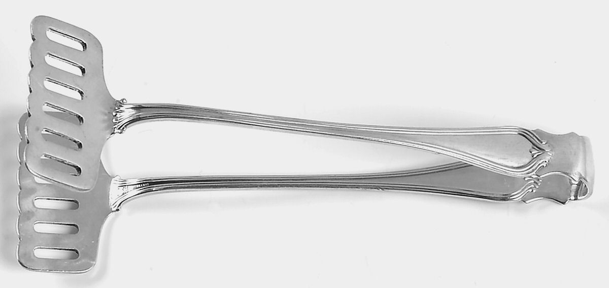 Paul Revere (Sterling, 1906) Solid Individual Asparagus Tongs by Towle Silver-1