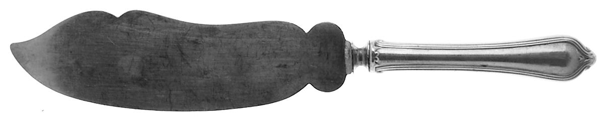 Paul Revere (Sterling, 1906) Large Ice Cream Slicer with Silverplate Blade by Towle Silver-1