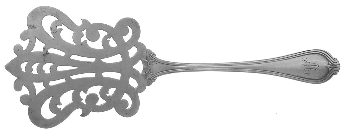 Paul Revere (Sterling, 1906) Solid Pierced Waffle Server by Towle Silver-1