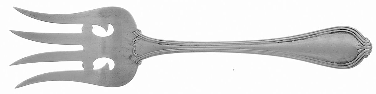 Paul Revere (Sterling, 1906) Large Chipped Beef Fork by Towle Silver-1
