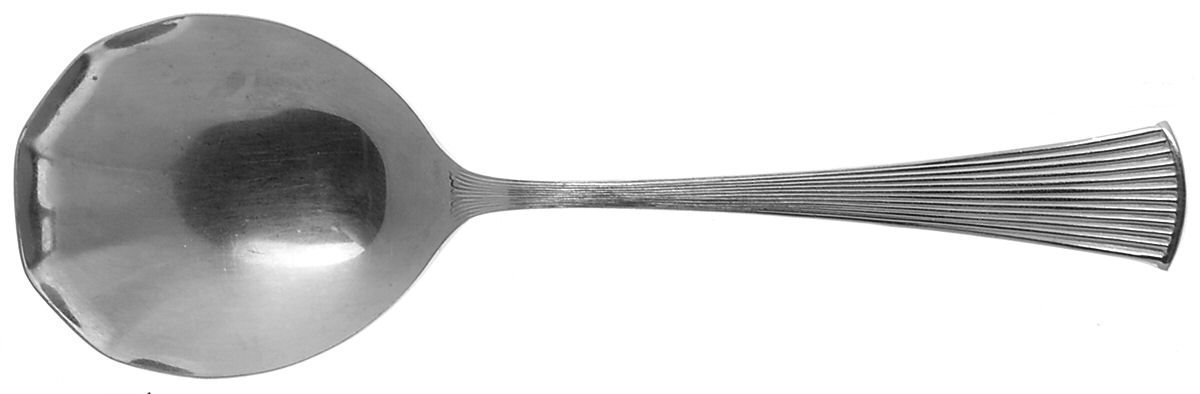 Peacock (Stainless) Solid Shell Casserole Spoon by Towle Silver-1