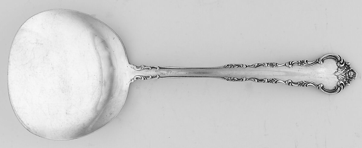 Peachtree Manor (Sterling, 1956, No Monos) Solid Bon Bon Spoon by Towle Silver-1