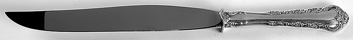 Peachtree Manor (Sterling, 1956, No Monos) Large Stainless Blade Roast Carving Knife by Towle Silver-1