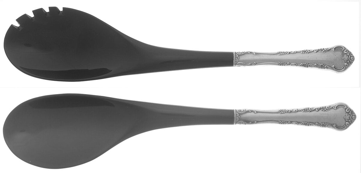 Peachtree Manor (Sterling, 1956, No Monos) Plastic Bowl 2-Piece Salad Set by Towle Silver-1