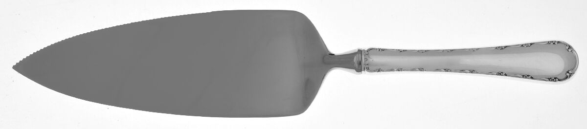 Petit Point (Sterling, 1957) Pie Server with Serrated Stainless Blade HC by Towle Silver-1