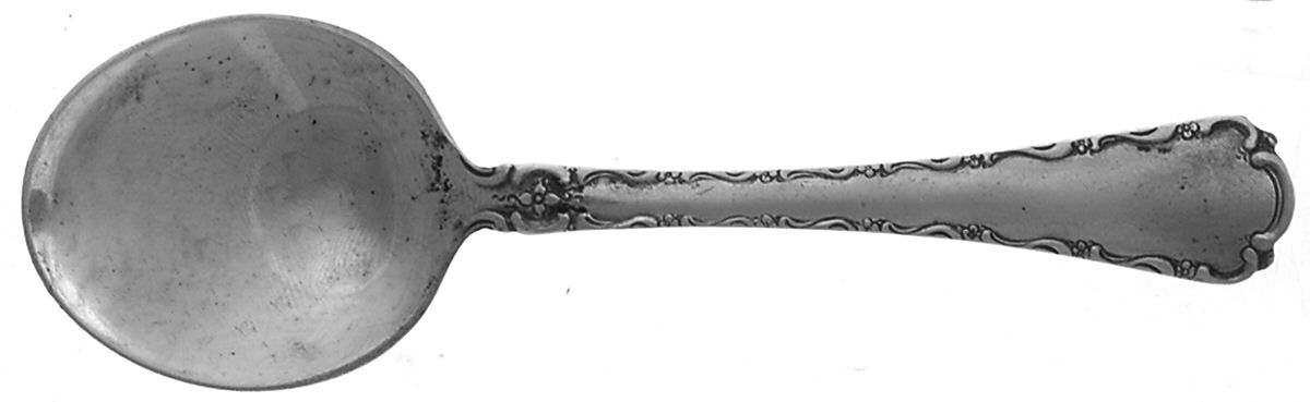 Petit Point (Sterling, 1957) Straight Handle Baby Spoon by Towle Silver-1