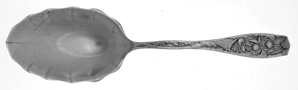 Pomona (Sterling, 1887) Solid Salad Serving Spoon by Towle Silver-1