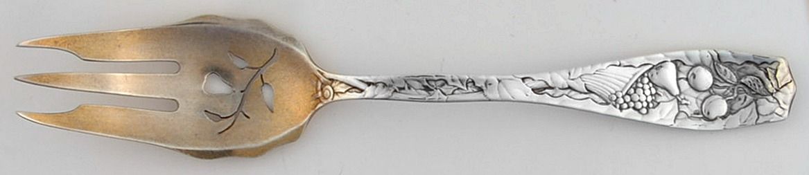 Pomona (Sterling, 1887) Old Style Pickle Fork by Towle Silver-1