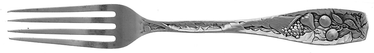 Pomona (Sterling, 1887) Solid Youth Tea Fork by Towle Silver-1