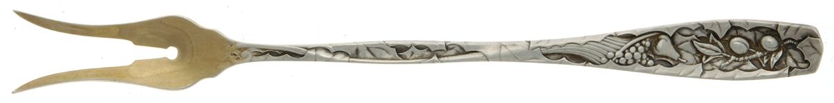 Pomona (Sterling, 1887) Two-Tine Butter Pick by Towle Silver-1