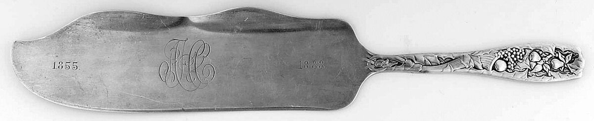 Pomona (Sterling, 1887) Ice Cream Slicer-Solid by Towle Silver-1