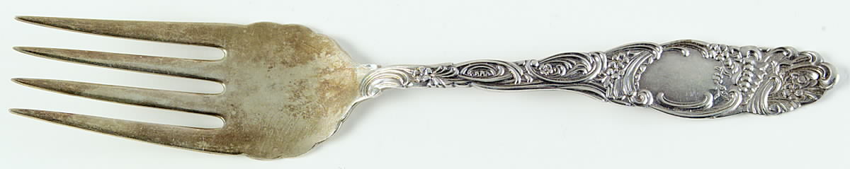 Princess (Sterling, 1892) Medium Solid Cold Meat Serving Fork by Towle Silver-1