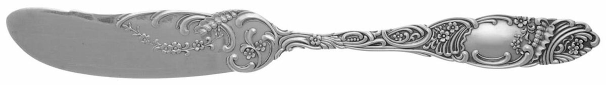 Princess (Sterling, 1892) Flat Handle Butter Spreader by Towle Silver-1