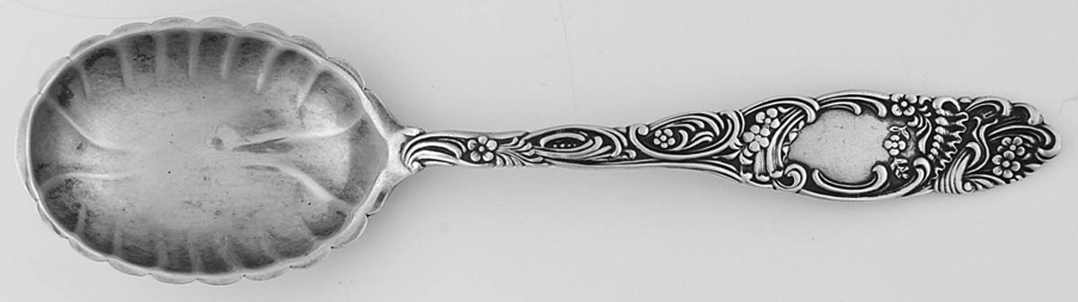 Princess (Sterling, 1892) Sugar Shell Spoon by Towle Silver-1