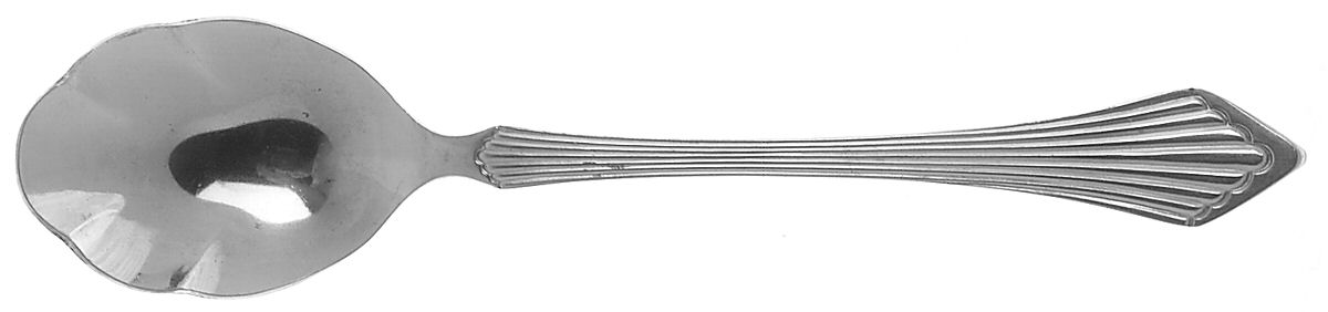 Primavera (Stainless) Sugar Shell Spoon by Towle Silver-1