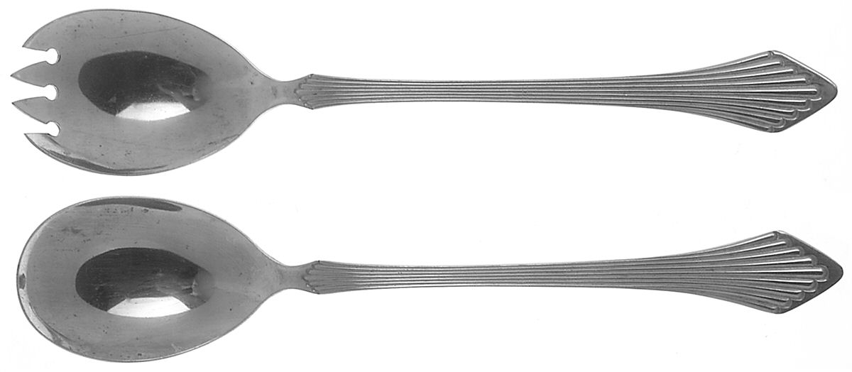 Primavera (Stainless) (2 Pc) Solid Salad Set by Towle Silver-1