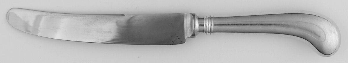 Queen Anne (Silverplate, 1980) New French Hollow Pistol Knife by Towle Silver-1
