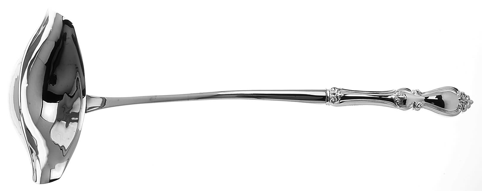 Queen Elizabeth I (Sterling, 1970, No Monograms) Punch Ladle with Stainless Bowl by Towle Silver-1