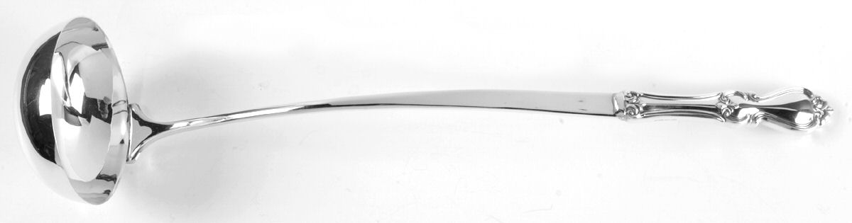 Queen Elizabeth I (Sterling, 1970, No Monograms) Hollow Handle Soup Ladle with Solid Bowl by Towle Silver-1
