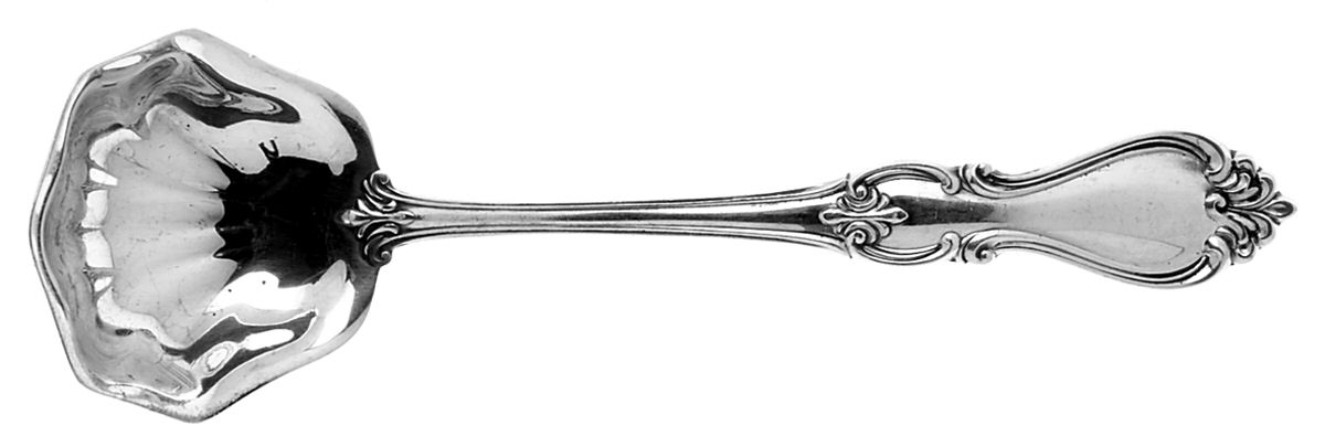 Queen Elizabeth I (Sterling, 1970, No Monograms) Solid Piece Cream Ladle by Towle Silver-1