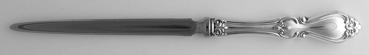 Queen Elizabeth I (Sterling, 1970, No Monograms) Letter Opener with Stainless Blade by Towle Silver-1