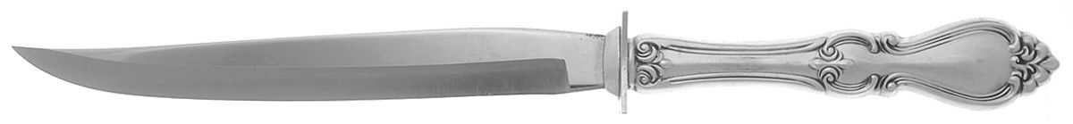 Queen Elizabeth I (Sterling, 1970, No Monograms) Small Carving Knife W/Sterling Guard by Towle Silver-1
