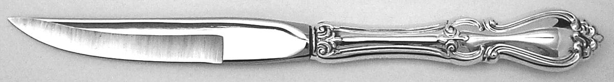 Queen Elizabeth I (Sterling, 1970, No Monograms) Individual Steak Knife w/Bevel Blade by Towle Silver-1