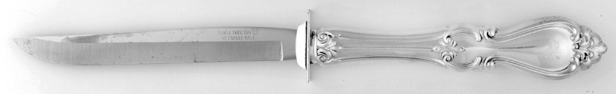 Queen Elizabeth I (Sterling, 1970, No Monograms) Individual Steak Knife w/Bevel Blade by Towle Silver-1