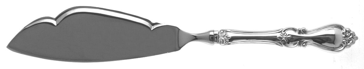 Queen Elizabeth I (Sterling, 1970, No Monograms) Fish Serving Knife w/Unengraved Stainless Blade by Towle Silver-1