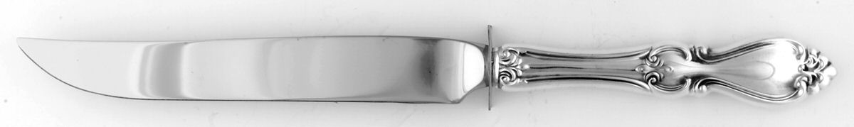 Queen Elizabeth I (Sterling, 1970, No Monograms) Small Steak Carving Knife with Stainless Blade by Towle Silver-1