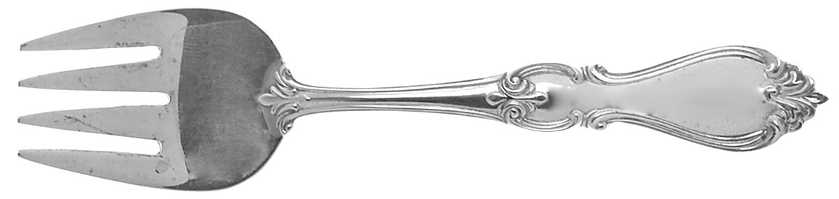 Queen Elizabeth I (Sterling, 1970, No Monograms) Baby Fork by Towle Silver-1