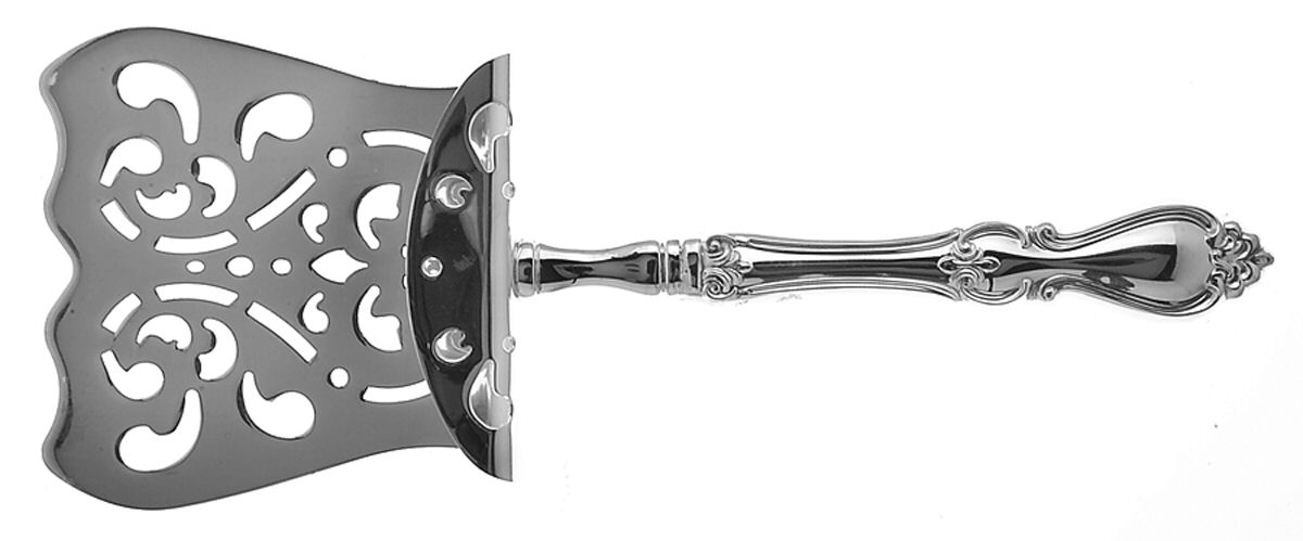 Queen Elizabeth I (Sterling, 1970, No Monograms) Hollow Asparagus Server with Silverplate Hood by Towle Silver-1