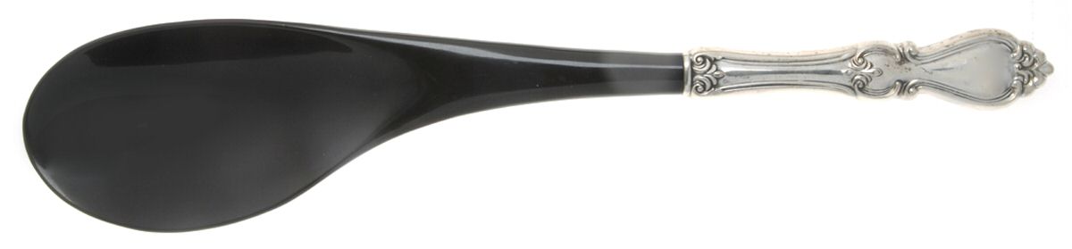 Queen Elizabeth I (Sterling, 1970, No Monograms) Salad Serving Spoon with Plastic Bowl by Towle Silver-1