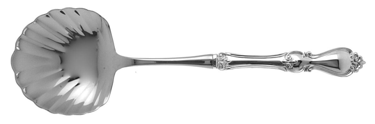 Queen Elizabeth I (Sterling, 1970, No Monograms) Casserole Spoon with Stainless Shell Bowl by Towle Silver-1