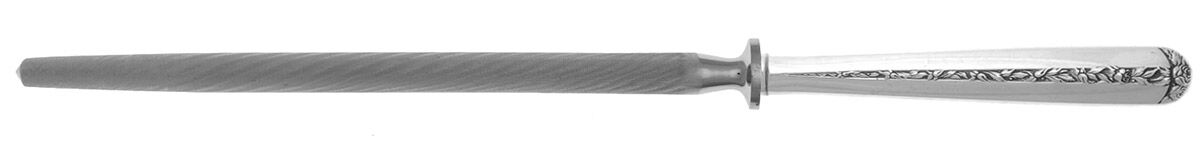 Rambler Rose (Sterling, 1937) Sharpener Knife with Steel Rod HC by Towle Silver-1