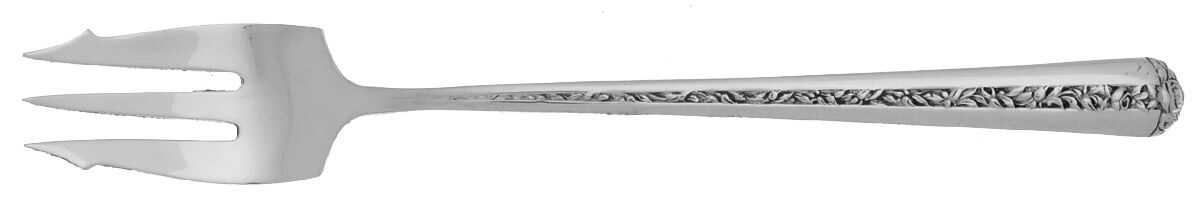 Rambler Rose (Sterling, 1937) Fork-Pickle/Olive-Short Handle by Towle Silver-1