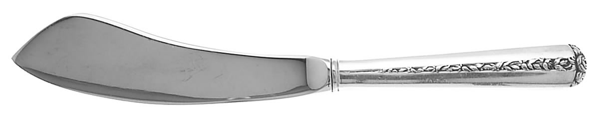 Rambler Rose (Sterling, 1937) Hollow Handle Master Butter Knife by Towle Silver-1