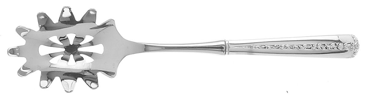 Rambler Rose (Sterling, 1937) Pasta Server with Stainless Bowl by Towle Silver-1