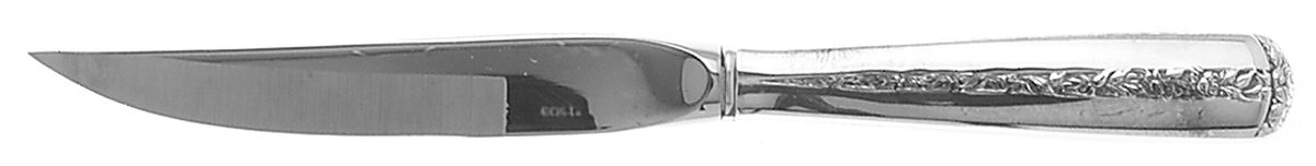 Rambler Rose (Sterling, 1937) Individual Steak Knife w/Bevel Blade by Towle Silver-1