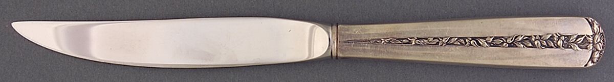 Rambler Rose (Sterling, 1937) Individual Steak Knife Hollow Handle by Towle Silver-1
