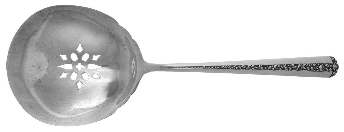 Rambler Rose (Sterling, 1937) Tomato Server, Solid Piece by Towle Silver-1