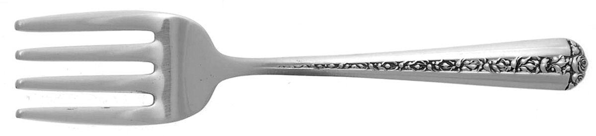 Rambler Rose (Sterling, 1937) Baby Fork by Towle Silver-1