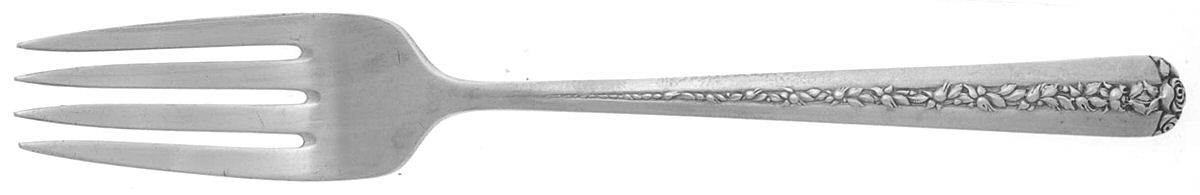 Rambler Rose (Sterling, 1937) Individual Salad Fork by Towle Silver-1