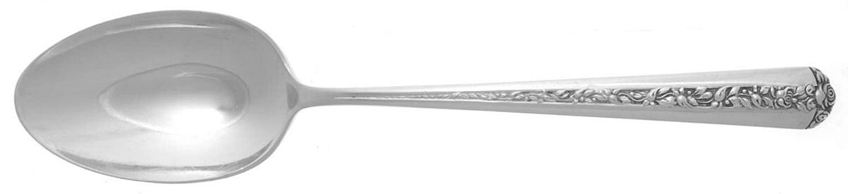 Rambler Rose (Sterling, 1937) Teaspoon by Towle Silver-1