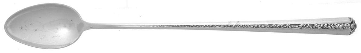 Rambler Rose (Sterling, 1937) Iced Tea Spoon by Towle Silver-1